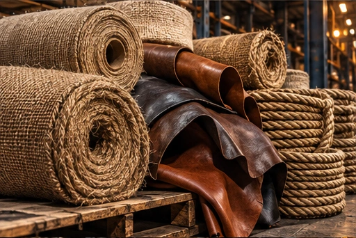 Fibras naturales y otros materiales
